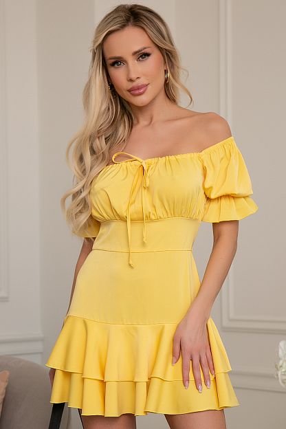 Платье белоснежка цвет желтый